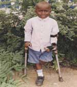 One of the war affected children benefiting from Gideon Children Ministry